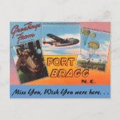 Groeten van Fort Bragg Briefkaart (Voorkant)