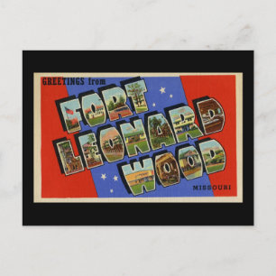 Groeten van Fort Leonard Wood Missouri Briefkaart