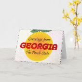 Groeten van Georgië Kaart (Gele Bloem)