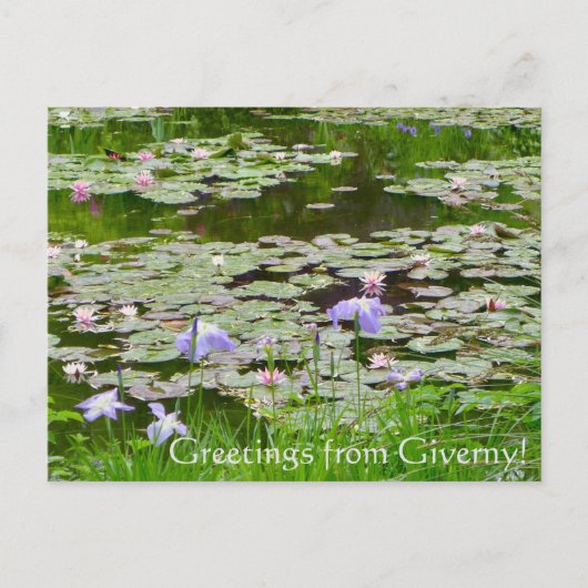 Groeten van Giverny! Briefkaart (Voorkant)