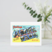 groeten van Glacier National Park Briefkaart (Staand voorkant)