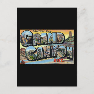 Groeten van Grand Canyon Arizona Briefkaart