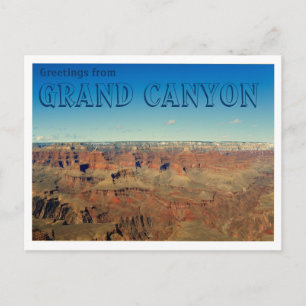 Groeten van Grand Canyon Briefkaart