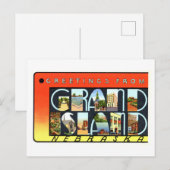  groeten van Grand Island, Nebraska, Briefkaart (Voorkant / Achterkant)