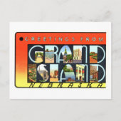  groeten van Grand Island, Nebraska, Briefkaart (Voorkant)