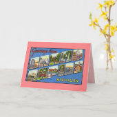  groeten van Grand Rapids MI Kaart (Gele Bloem)