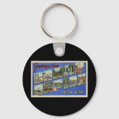 Groeten van Grand Rapids Michigan Sleutelhanger (Voorkant)