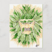 groeten van groene mannen briefkaart (Voorkant)