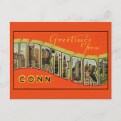 Groeten van Hartford Large Letter Briefkaart (Voorkant)