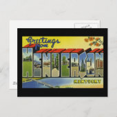 Groeten van Henderson Kentucky Briefkaart (Voorkant / Achterkant)