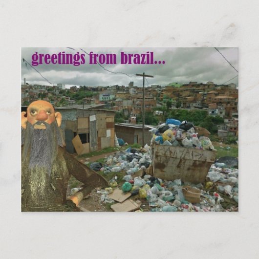 groeten van het braziliaanse afbeelding briefkaart (Voorkant)