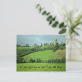 Groeten van het briefkaart Emerald Isle (Staand voorkant)