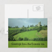Groeten van het briefkaart Emerald Isle (Voorkant / Achterkant)