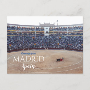 Groeten van het Briefkaart Madrid Spanje