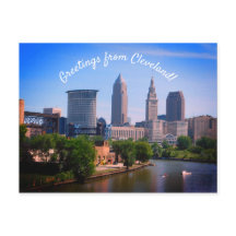 Groeten van het Briefkaart van Cleveland