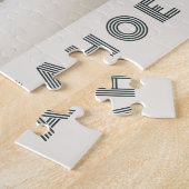 Groeten van het Briefkaart van de stijl van de Ret Legpuzzel (Zijkant)