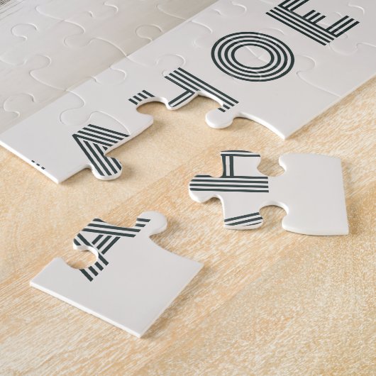 Groeten van het Briefkaart van de stijl van de Ret Legpuzzel (Zijkant)