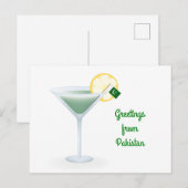 Groeten van het Briefkaart van de Vakantie van de (Voorkant / Achterkant)