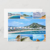 Groeten van het briefkaart van feestdagen (Voorkant / Achterkant)