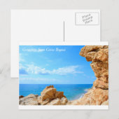 Groeten van het briefkaart van feestdagen (Voorkant / Achterkant)