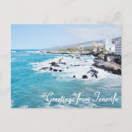 Groeten van het briefkaart van Tenerife
