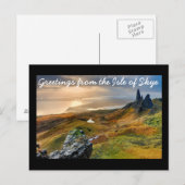 Groeten van het eiland Skye Briefkaart (Voorkant / Achterkant)