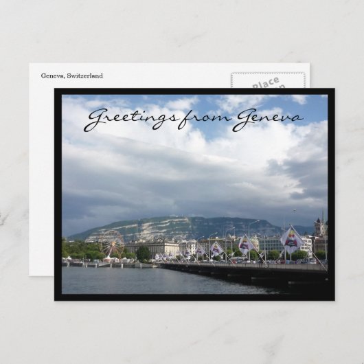 groeten van het genèmeermeer briefkaart (Voorkant / Achterkant)