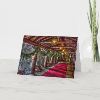 Groeten van het Hotel Ahwahnee Feestdagen Kaart