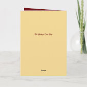 Groeten van het ingewikkelde seizoen van Business  Feestdagen Kaart (Achterkant)