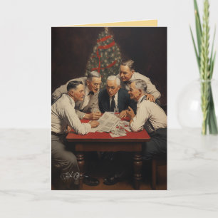 Groeten van het ingewikkelde seizoen van Business  Feestdagen Kaart