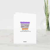 Groeten van het Kasteel van de Kerstman Feestdagen Kaart (Achterkant)