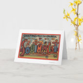 Groeten van het Kleurrijke Zuidwesten Kaart (Gele Bloem)