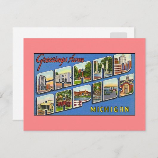 groeten van het MI met grote verkrachtingen Briefkaart (Voorkant / Achterkant)