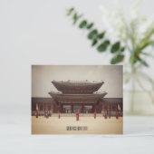groeten van het paleis seoul briefkaart (Staand voorkant)