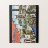 Groeten van het Poster van de Reizen van Catskills Legpuzzel (Verticaal)