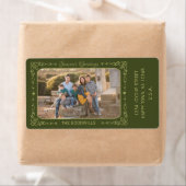 Groeten van het seizoen Aangepaste foto & tekst la Etiket (Insitu)