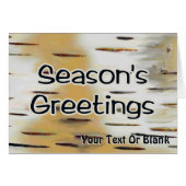 Groeten van het seizoen - Birchbark (Voorkant Horizontaal)