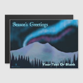 Groeten van het seizoen - Blauwe Aurora (Voorkant / Achterkant)