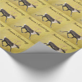 Groeten van het seizoen - Bull Cariou Cadeaupapier (Hoek)