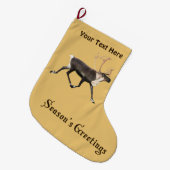 Groeten van het seizoen - Bull Cariou Grote Kerstsok (Voorkant (Hangend))