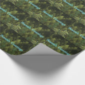 Groeten van het seizoen - Donker bos Cadeaupapier (Hoek)