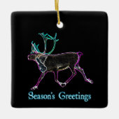 Groeten van het seizoen - Elektrisch Caraïbisch Keramisch Ornament (Voorkant)