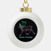 Groeten van het seizoen - Elektrisch Caraïbisch Keramische Bal Ornament (Voorkant)
