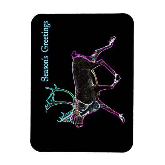 Groeten van het seizoen - Elektrisch Caraïbisch Magneet (Verticaal)