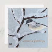 Groeten van het seizoen feestdagenkaart (Voorkant / Achterkant)