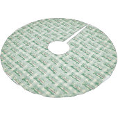 Groeten van het seizoen Gingham Christmas Kerstboom Rok (Gekanteld)