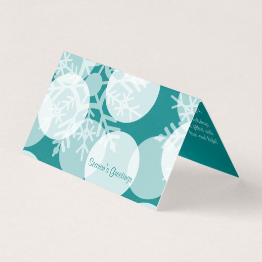 Groeten van het seizoen - Holidayz Folding Kaart (Voorkant)