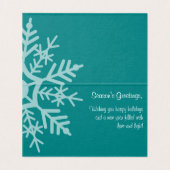 Groeten van het seizoen - Holidayz Folding Kaart (Binnenkant ongevouwen)