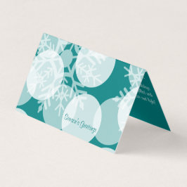 Groeten van het seizoen - Holidayz Folding Kaart