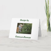 Groeten van het seizoen Kaart landschap (Achterkant)